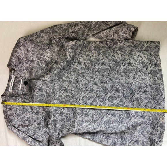 Paul Alexander 100% Silk Women's Size 10 Button Down Jacket Blouse Korean Floral - Picture 6 of 11